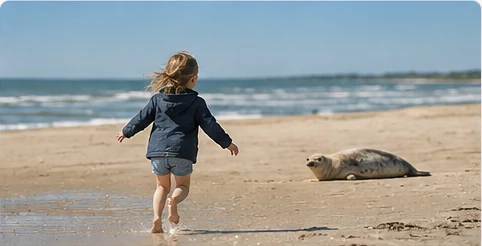 Met kinderen genieten van het Texelse strand